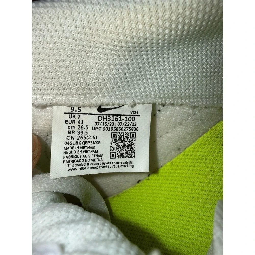 Nike Court Legacy Low Top Sneakers Men's Size‎ 9.5 White Black Desert Ochre